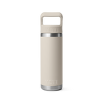 Yeti 18oz Rambler with Straw Cap - Cape Taupe (532ml)