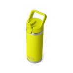 Yeti 18oz Rambler with Straw Cap - Firefly Yellow (532ml)
