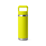 Yeti 18oz Rambler with Straw Cap - Firefly Yellow (532ml)