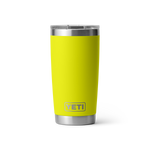 Yeti Rambler 20oz Tumbler with Mag Slider Lid Firefly Yellow (591ml)
