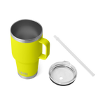 Yeti Rambler 35oz Mug w/ Straw Cap - Firefly Yellow