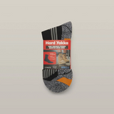 Hard Yakka 2Pk Coolmax Crew Sock Blk/Grey/Orange 7-12