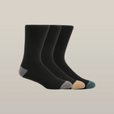 Hard Yakka 3PK Core Bamboo Rich Padded Crew Sock 7-12