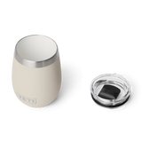 Yeti Wine Tumbler Ceramic Lined 10oz with Mag Slider Lid Cape Taupe