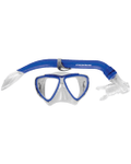 Mirage Turtle Mask & Snorkel Jnr Silitex Blue