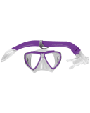 Mirage Turtle Mask & Snorkel Jnr Silitex Purple