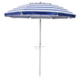 Beachkit Navy Stripe Daytripper Beach Umbrella 210cm