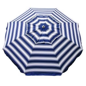 Beachkit Navy Stripe Daytripper Beach Umbrella 210cm