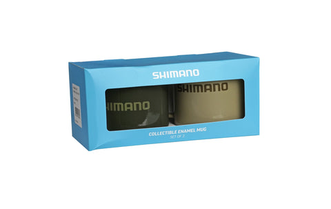 Shimano Enamel 2pce Mug Gift Pack