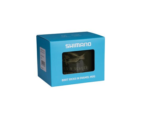 Shimano Enamel Mug & Boot Sock Gift Pack