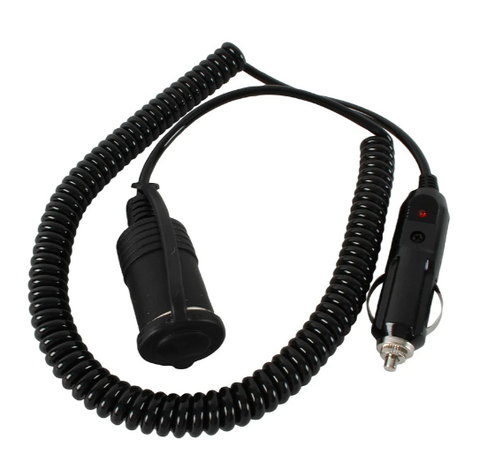 Thorny Devil 3M 12V Coiled Extension Lead with 15A Socket