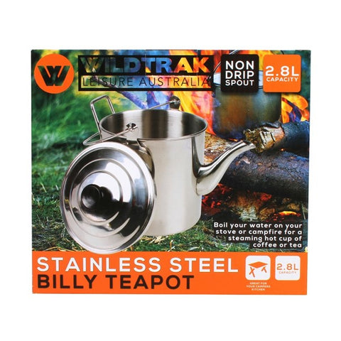 Wildtrak 2.8L Stainless Steel Billy Teapot