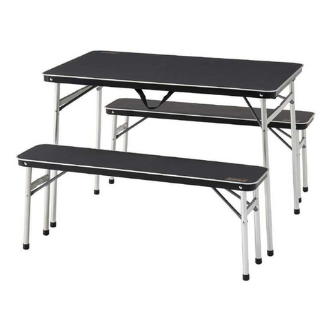 Coleman Aluminium Table and Bench Set