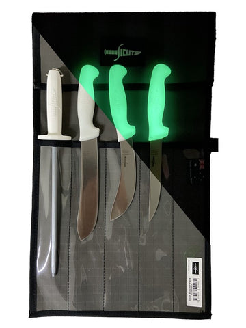 Tramontina Butcher Knife Set w/ Glow in the Dark Handles