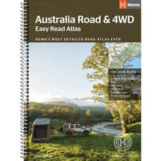 HEMA Australia Easy Read Road & 4WD Atlas 12th Edition