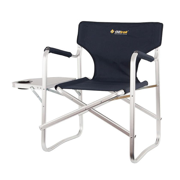 OZtrail Directors Studio Chair with Side Table – Getaway Outdoors