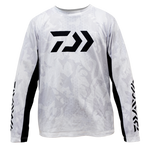 Daiwa Hex Fishing Shirt White