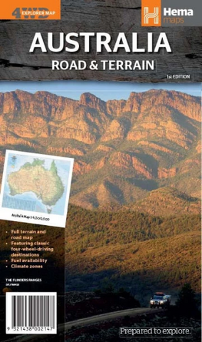 Hema Australia Road & Terrain Guide