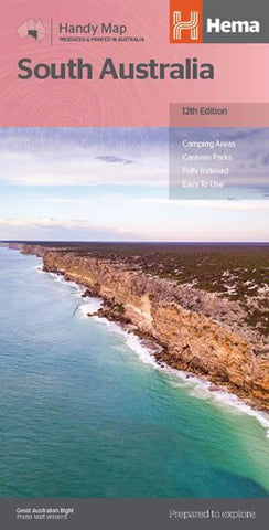 Hema South Australia Handy Map 12th Edition