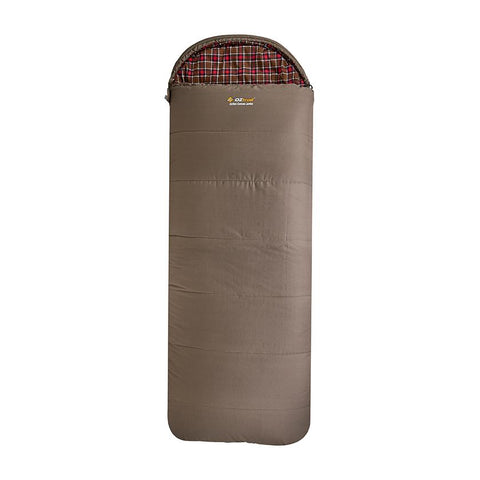 OZtrail Cotton Canvas Jumbo Hooded Sleeeping Bag