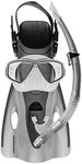 Mirage Ezi-Travel Mask Snorkel Fin Set