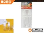 Wildtrak Travel Toiletry Bottle Set Spray and Pump