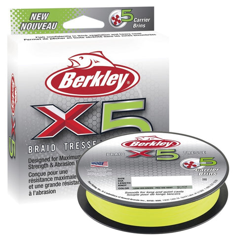 Berkley X5 Flame Green Braid
