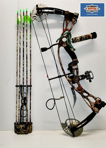 Hori-Zone Air Bourne Deluxe Compound Bow Package Camo 40-70lbs