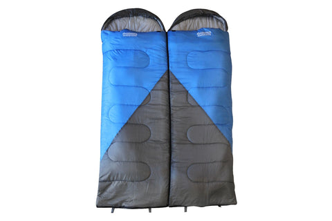 Wildtrak Gascoyne Hooded Twin Sleeping Bag Pack