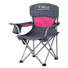 Oztrail - pink folding childrens camping chair