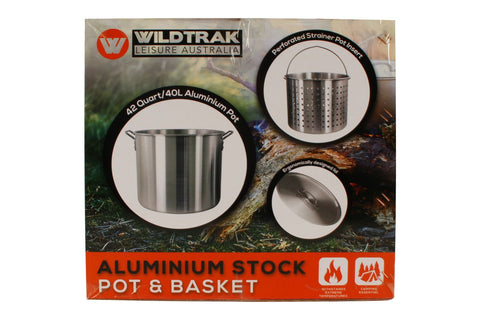 Wildtrak Stockpot Aluminium 42QT